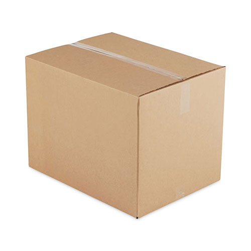 Picture of Fixed-Depth Brown Corrugated Shipping Boxes, Regular Slotted Container (RSC), Small, 6" x 8" x 5", Brown Kraft, 25/Bundle