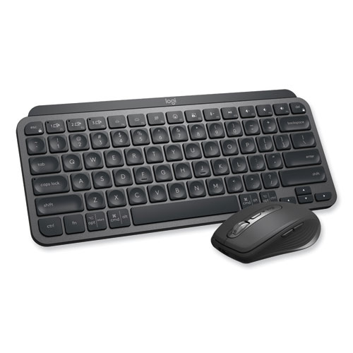 Picture of MX Keys Mini Combo for Business Wireless Keyboard and Mouse, 2.4 GHz Frequency/32 ft Wireless Range, Graphite