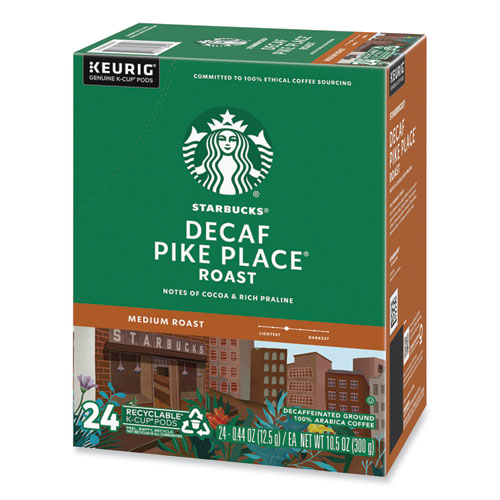 Picture of Pike Place Decaf Coffee K-Cups, 96/Carton