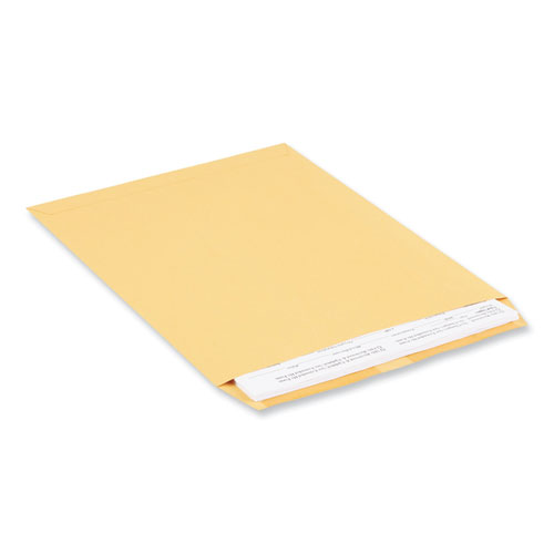 Picture of Catalog Envelope, 28 lb Bond Weight Kraft, #12 1/2, Square Flap, Gummed Closure, 9.5 x 12.5, Brown Kraft, 250/Box