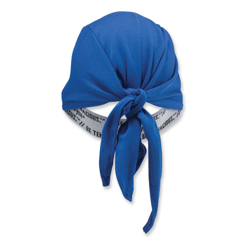 Picture of Chill-Its 6615 High-Performance Bandana Doo Rag with Terry Cloth Sweatband, One Size Fits Most, Blue