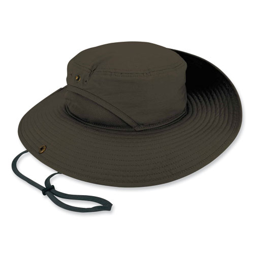 Picture of Chill-Its 8936 Lightweight Mesh Paneling Ranger Hat, Small/Medium, Olive