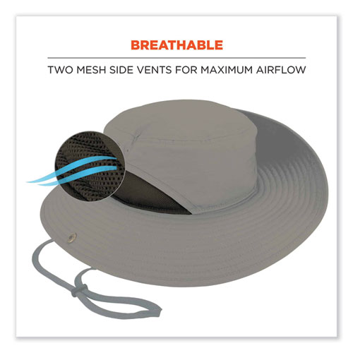 Picture of Chill-Its 8936 Lightweight Mesh Paneling Ranger Hat, Large/X-Large, Olive