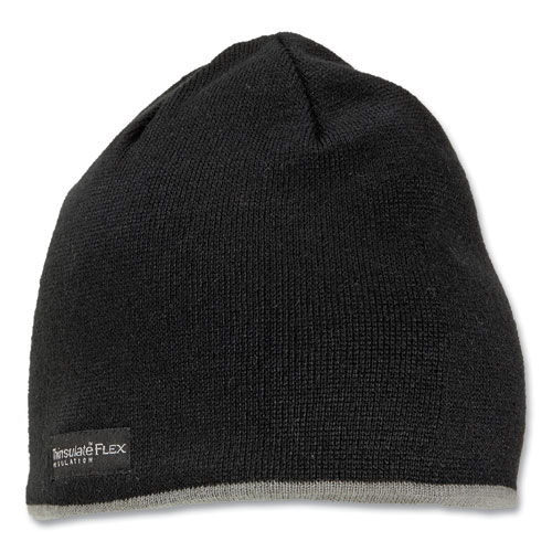 Picture of N-Ferno 6818 Knit Winter Hat Fleece Lined, One Size Fits Most, Black, Ships in 1-3 Business Days