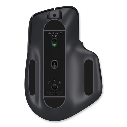 Picture of MX Master 3S Performance Wireless Mouse, 2.4 GHz Frequency/32 ft Wireless Range, Right Hand Use, Black