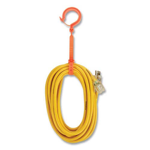Picture of Squids 3540 Large Locking Hook, Short, Nylon, Orange, 44 lb Capacity