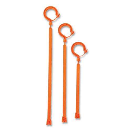 Picture of Squids 3540 Large Locking Hook, Medium, Nylon, Orange, 44 lb Capacity, Ships in 1-3 Business Days