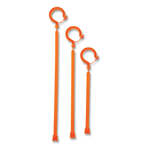 Picture of Squids 3540 Large Locking Hook, Long, Nylon, Orange, 44 lb Capacity, Ships in 1-3 Business Days