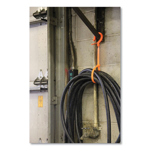 Picture of Squids 3540 Large Locking Hook, Long, Nylon, Orange, 44 lb Capacity, Ships in 1-3 Business Days