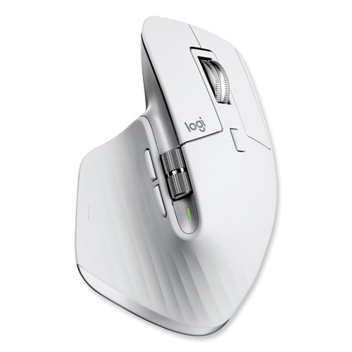 Picture of MX Master 3S Performance Wireless Mouse, 2.4 GHz Frequency/32 ft Wireless Range, Right Hand Use, Pale Gray