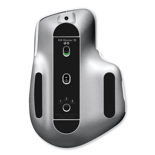 Picture of MX Master 3S Performance Wireless Mouse, 2.4 GHz Frequency/32 ft Wireless Range, Right Hand Use, Pale Gray