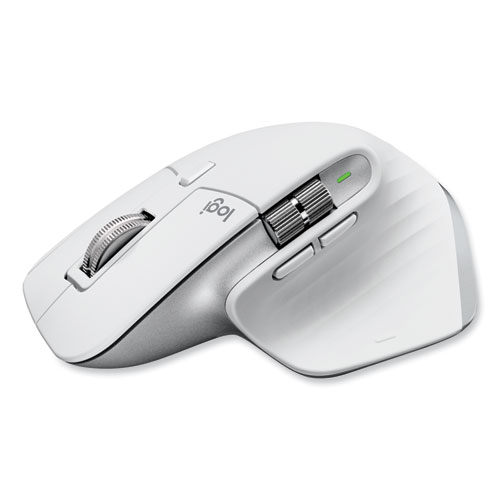 Picture of MX Master 3S Performance Wireless Mouse, 2.4 GHz Frequency/32 ft Wireless Range, Right Hand Use, Pale Gray