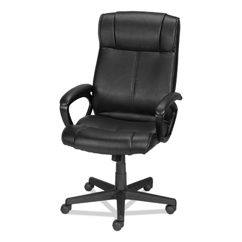 Picture of Alera Dalibor Series Manager Chair, Supports Up to 250 lb, 17.5" to 21.3" Seat Height, Black Seat/Back, Black Base