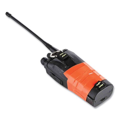 Picture of Squids 3700 Nylon Webbing Tool Tails with D-Rings, 2 lb Max Working Capacity, 5.5", Black, 6/Pack, 10 Packs/Carton