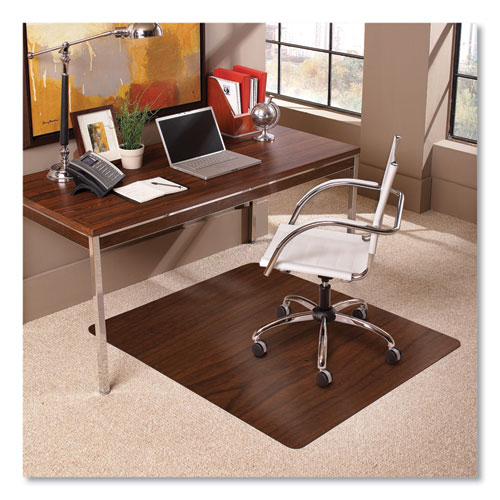 Picture of TrendSetter Chair Mat for Medium Pile Carpet, 36 x 48, Cherry