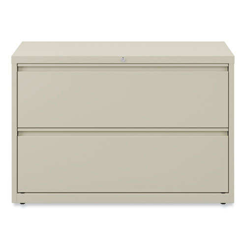 Picture of Lateral File, 2 Legal/Letter-Size File Drawers, Putty, 42" x 18.63" x 28"