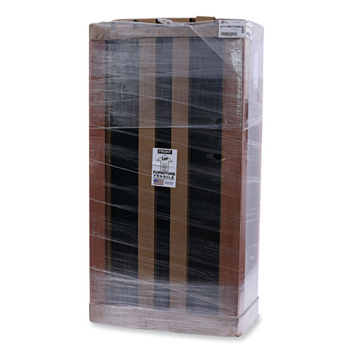 Picture of Standard Assembled Storage Cabinet, 36w x 18d x 72h, Black