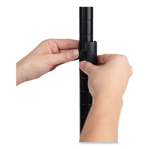 Picture of Industrial Wire Shelving Extra Wire Shelves, 36w x 24d, Black, 2 Shelves/Carton