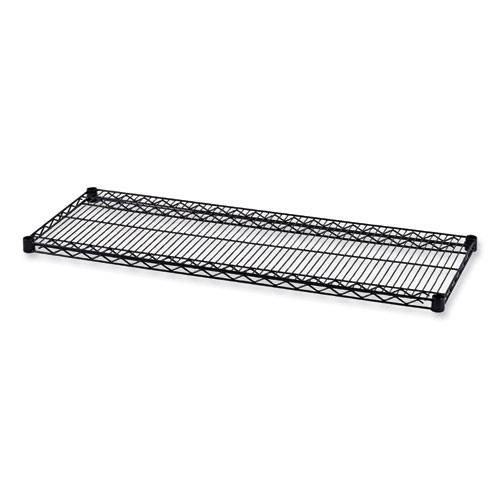 Picture of Industrial Wire Shelving Extra Wire Shelves, 48w x 18d, Black, 2 Shelves/Carton
