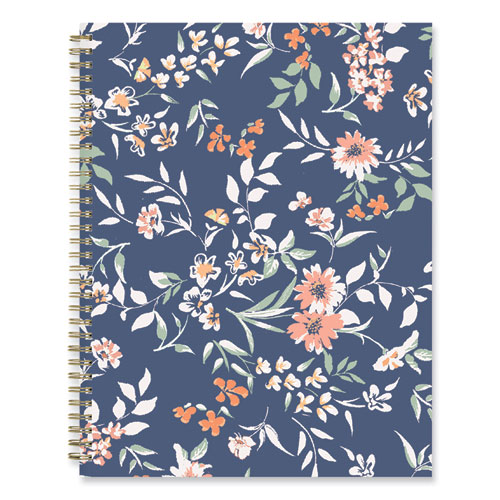 Picture of One Tree Planted "Effie" Weekly/Monthly Planner, Floral Artwork, 11 x 8.5, Blue/Multicolor Cover, 12-Month (Jan to Dec): 2023