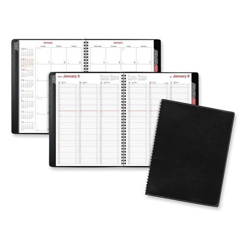 Picture of Fashion Weekly/Monthly Planner, 11 x 8.5, Black Cover, 12-Month (Jan to Dec): 2023