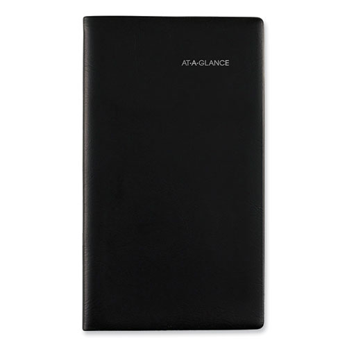 Picture of DayMinder Academic Weekly Pocket Planner, 6 x 3.5, Black Cover, 12-Month (July to June): 2022 to 2023