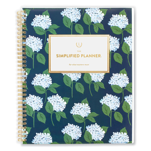 Picture of Simplified Planner by Emily Ley: Weekly/Monthly Book, Carolina Dogwood, 11 x 8.5, Multicolor Cover, 12-Month (Jan-Dec): 2023