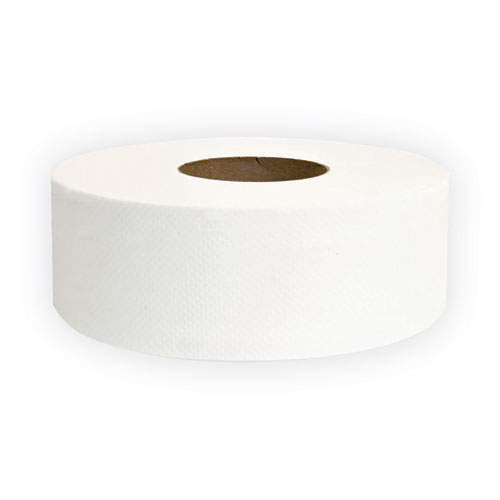 Picture of Jumbo JRT Bath Tissue, Septic Safe, 2-Ply, White, 3.25" x 720 ft, 12 Rolls/Carton