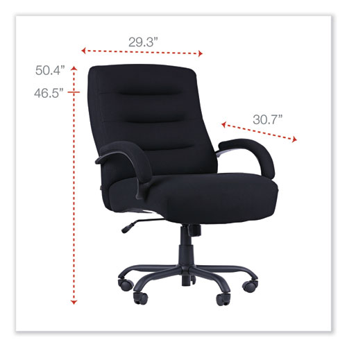 Picture of Alera Kesson Series Big/Tall Office Chair, Supports Up to 450 lb, 21.5" to 25.4" Seat Height, Black