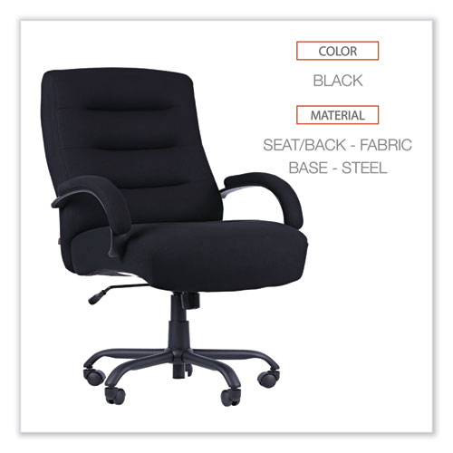 Picture of Alera Kesson Series Big/Tall Office Chair, Supports Up to 450 lb, 21.5" to 25.4" Seat Height, Black