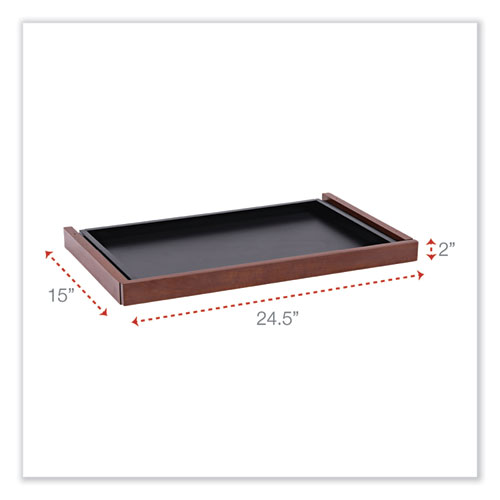 Picture of Alera Valencia Series Center Drawer, Laminate, 24.5w x 15d x 2h, Medium Cherry