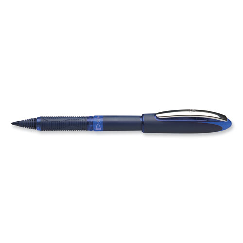 Picture of One Business Roller Ball Pen, Stick, Fine 0.6 mm, Blue Ink, Blue Barrel, 10/Box