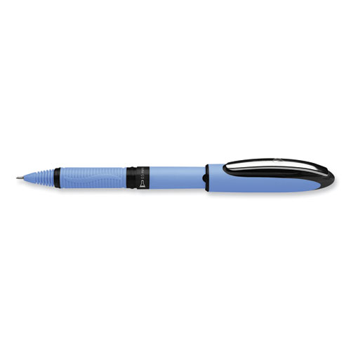 Picture of One Hybrid N Roller Ball Pen, Stick, Fine 0.5 mm, Black Ink, Blue Barrel, 10/Box