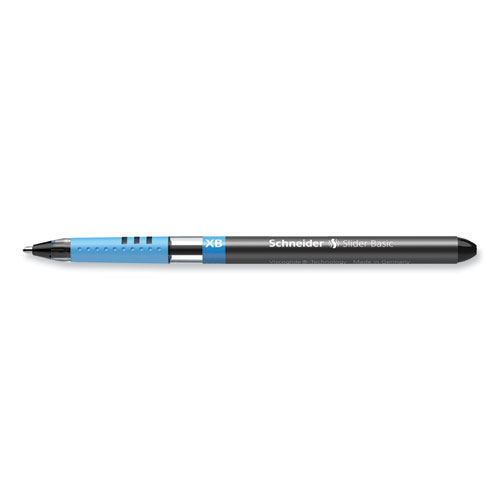 Picture of Slider Basic Ballpoint Pen, Stick, Extra-Bold 1.4 mm, Assorted Ink and Barrel Colors, 8/Pack