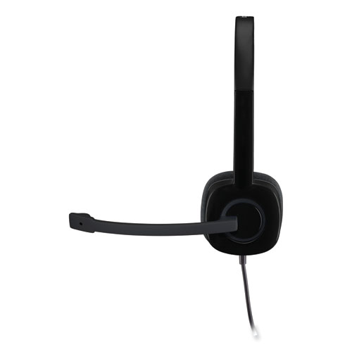 Picture of H151 Binaural Over The Head Headset, Black