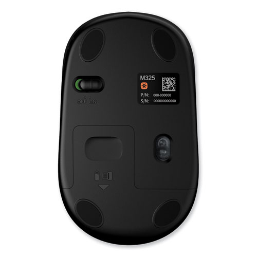 Picture of M325 Wireless Mouse, 2.4 GHz Frequency/30 ft Wireless Range, Left/Right Hand Use, Blue
