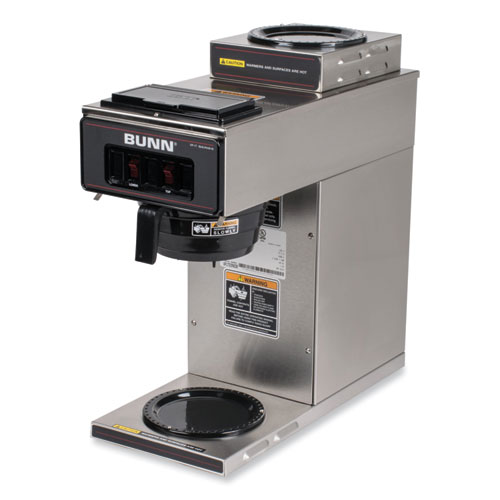 Picture of VP17-2 12-Cup Pourover Coffee Brewer, Black/Stainless Steel