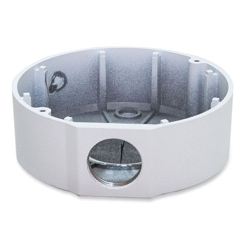 Picture of Fixed Dome Junction Box, 4.28 x 4.28 x 1.42, White