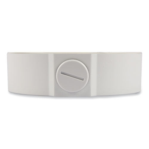 Picture of Fixed Dome Junction Box, 4.96 x 4.96 x 1.42, Black/White