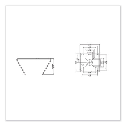 Picture of Pole Mount Adapter, 5 x 5.35 x 2.46, White