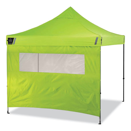 Picture of Shax 6052 Heavy-Duty Tent Kit + Mesh Windows, Single Skin, 10 ft x 10 ft, Polyester/Steel, Lime