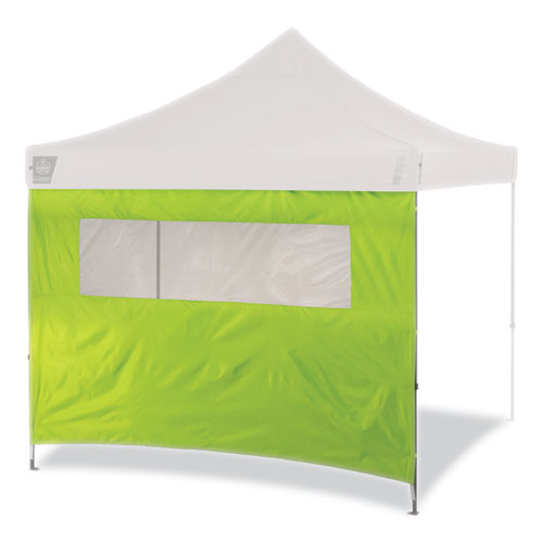 Picture of Shax 6092 Pop-Up Tent Sidewall with Mesh Window, Single Skin, 10 ft x 10 ft, Polyester, Lime