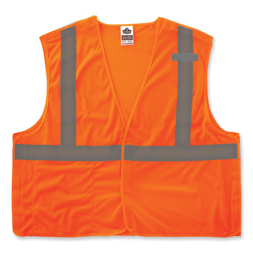 Picture of GloWear 8215BA-S Single Size Class 2 Economy Breakaway Mesh Vest, Polyester, 3X-Large, Orange