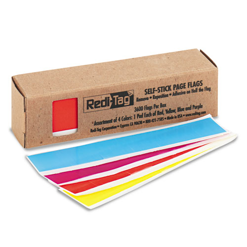 Picture of Redi-Tag Assorted Color Small Page Flags Bulk