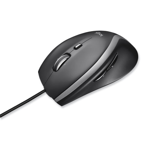 Picture of Advanced Corded Mouse M500s, USB, Right Hand Use, Black