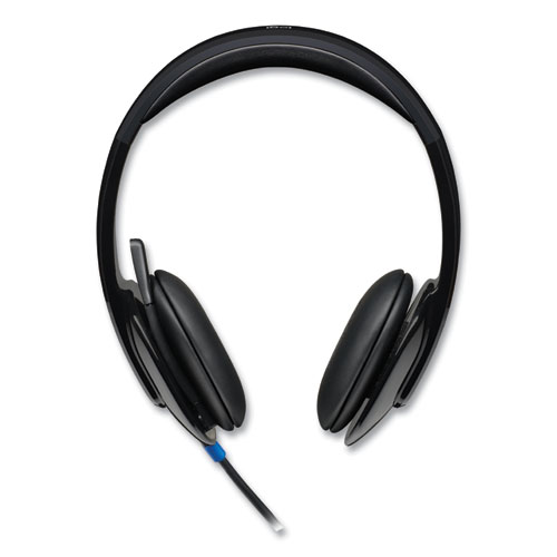 Picture of H540 Binaural Over The Head Corded Headset, Black