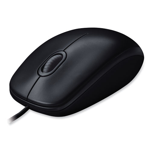 Picture of B100 Optical USB Mouse, USB 2.0, Left/Right Hand Use, Black