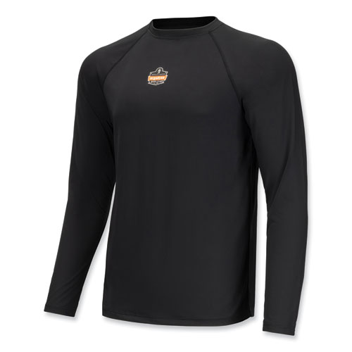 Picture of N-Ferno 6436 Long Sleeve Lightweight Base Layer Shirt, Medium, Black