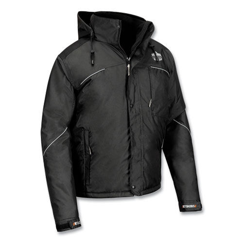 Picture of N-Ferno 6467 Winter Work Jacket with 300D Polyester Shell, X-Large, Black