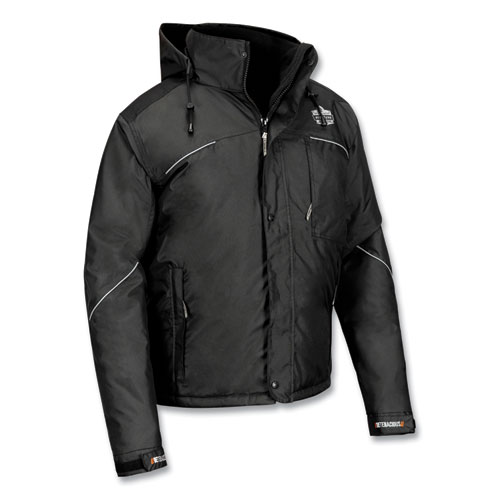 Picture of N-Ferno 6467 Winter Work Jacket with 300D Polyester Shell, 2X-Large, Black